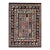 10x14 Willow Oriental Charcoal Cross Geometric Modern Handknotted Carpet Rug For Sale