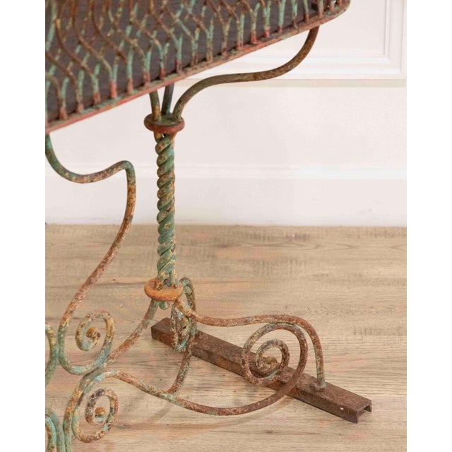 Large 19th Century French Wrought Iron Planter, Napoleon III Period For Sale - Image 10 of 14