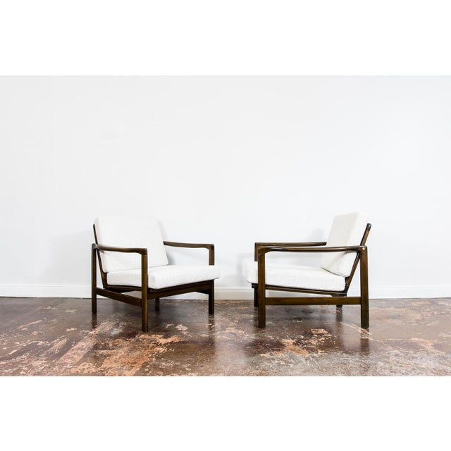 1960s Set of Mid-Century Chairs by Zenon Bączyk, 1960s For Sale - Image 5 of 14