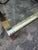 1970s Gold Square Coffee Table With Glass Top For Sale - Image 4 of 4