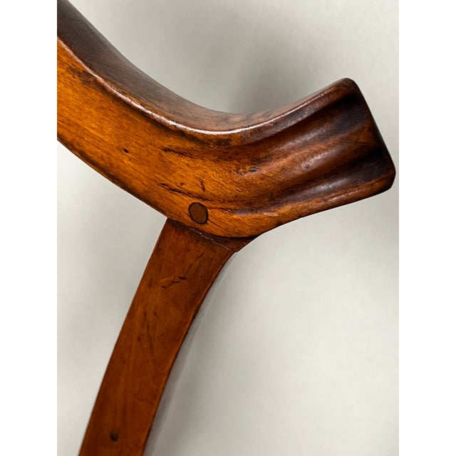 Antique Chippendale Side Chair With Needlepoint Seat C. Mid 19th Century For Sale In Boston - Image 6 of 9