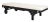 Spritely Home Newport Chaise Lounge Chair with Side Table, Black/Beige Cushion For Sale - Image 4 of 10