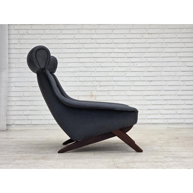 Leather Armchair by Illum Wikkelsø, 1970s For Sale - Image 10 of 17