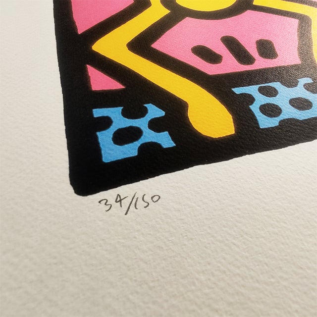 After Keith Haring, Composition, 1990s, Lithograph For Sale - Image 4 of 9