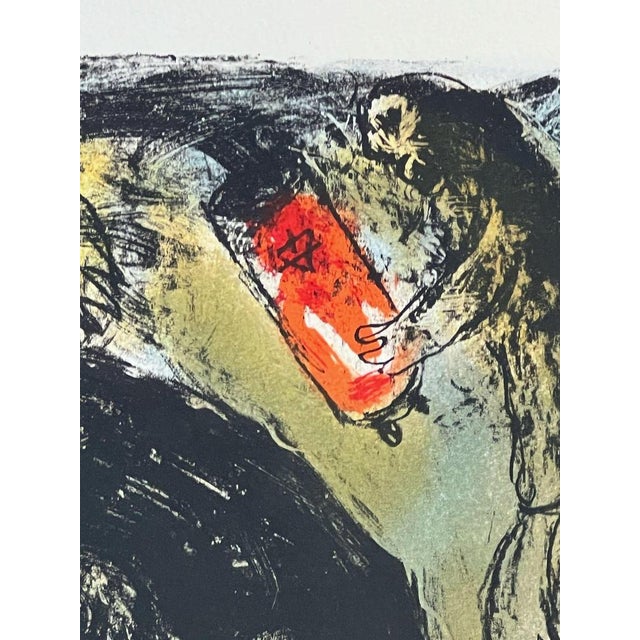 Modern Marc Chagall, Meditation, 1979, Lithograph For Sale - Image 3 of 8