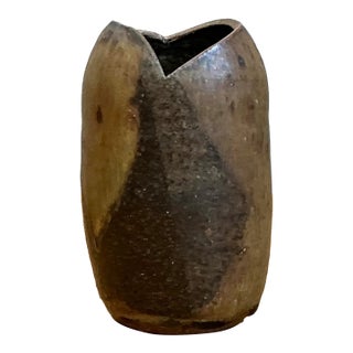 Vintage Abstract Ceramic Vase For Sale