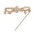 Late 20th Century Tiffany & Co Estate Twisted Rope Bow Brooch Pin Silver + 14k Gold 5.8 Gr For Sale - Image 9 of 11