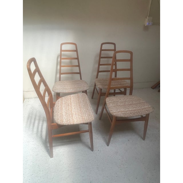1960s Set of 4 Teak Armless Dining Chairs, Attributed to Art Furn Denmark For Sale - Image 4 of 8