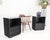 Pair Gibbings for Widdicomb Ebonized Black Lacquer Night Stands End Tables Mint For Sale - Image 10 of 15