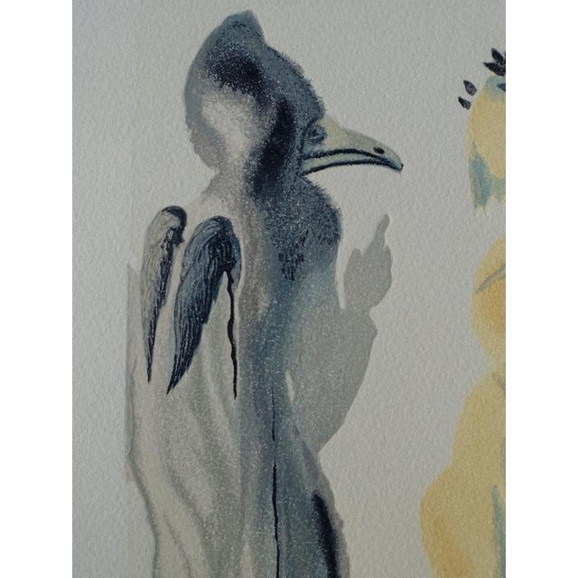 Modern Salvador Dali, The Sky of Venus, Woodcut For Sale - Image 3 of 6