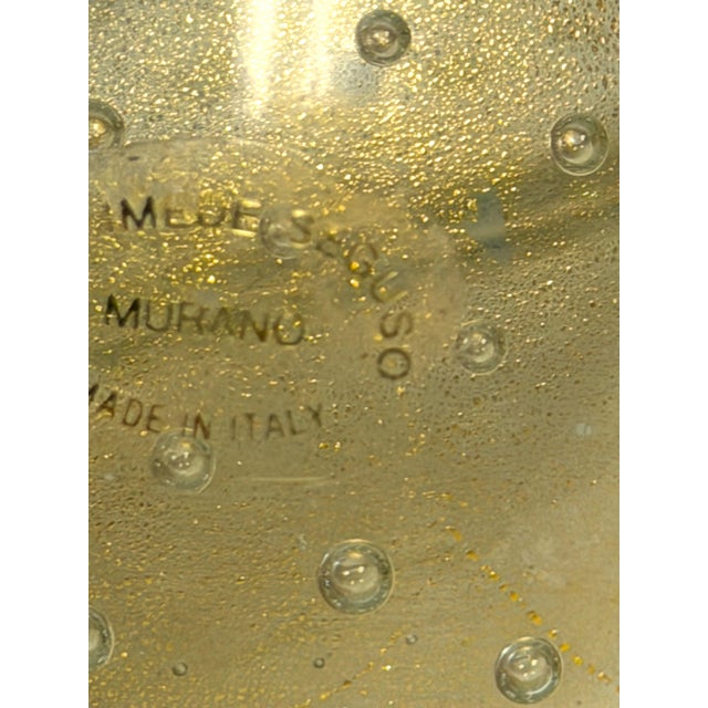 Archimede Seguso Murano Controlled Bubble Art Glass Ball Table Lamp, Italy, 1950 For Sale - Image 4 of 13
