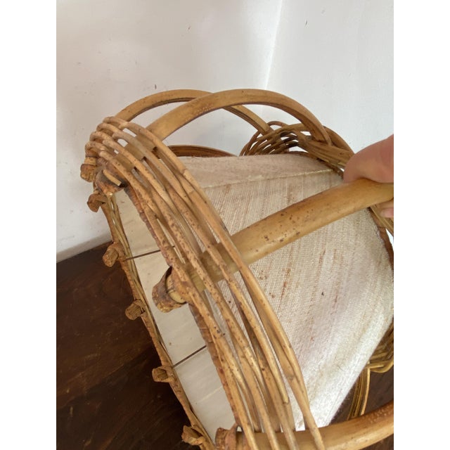 Bamboo and Rattan Pendant Light by Louis Sognot, 1960s For Sale - Image 14 of 18