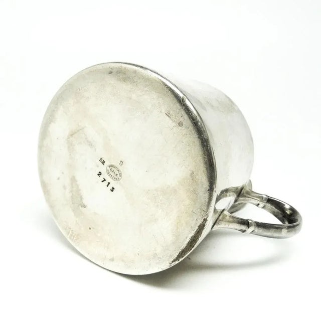 Metal Art Deco Polish Sugar Bowl from Norblin, 1930s For Sale - Image 7 of 11