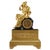 Restoration Period Gilt Bronze Clock with a Young Woman For Sale
