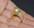 Certified Natural 1.31Cts VS F Diamond 13MM South Sea Pearl 18K Solid Gold Ring, size 6.75 For Sale - Image 10 of 10