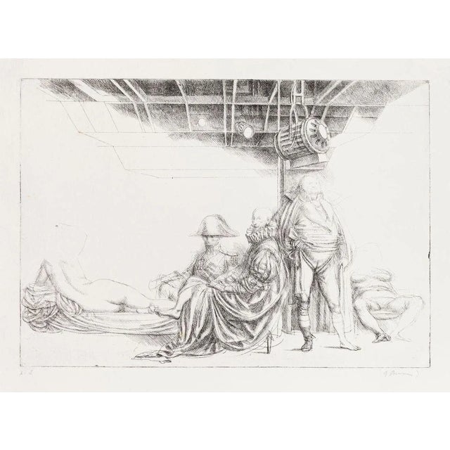 Napoleon is an original etching artwork realized by the Italian artist Riccardo Tommasi Ferroni (1934-2000). Hand-signed...