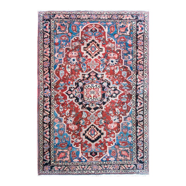 Mid 20th Century Persian Heriz Rug For Sale