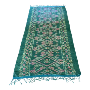 Vintage Hand-Woven Silk Hill Tribe Throw