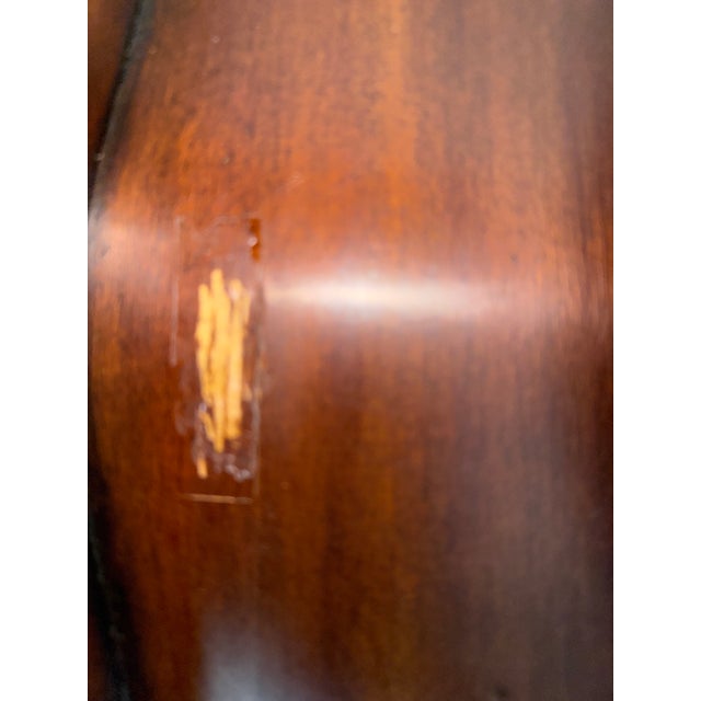 Theodore Alexander Petite Louis XVI Side Table With Faux Book Trompe l'Oeil Panels For Sale - Image 9 of 10