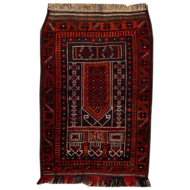 Vintage Persian Scatter Rug, 3'1" X 4'8" For Sale - Image 9 of 9