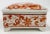 Mid 20th Century Vintage Asian Motif Porcelain Lidded Box For Sale - Image 5 of 10