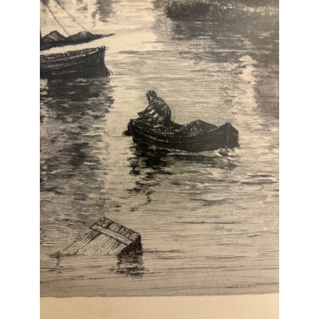 James Fagan Original Etching, Signed, Dutch Harbor For Sale - Image 13 of 15