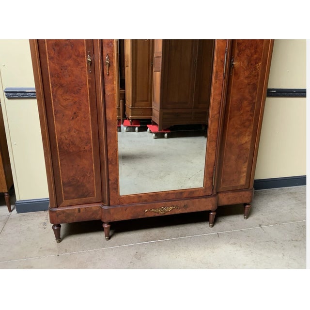 Antique Art Nouveau Wardrobe, 1910 For Sale - Image 10 of 12