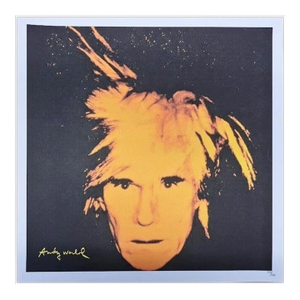 After Andy Warhol, Self Retrato, 1980s, Lithograph