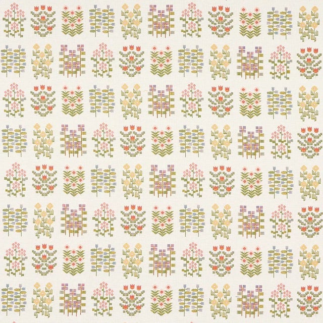 Schumacher Sample - Schumacher Annika Floral Tapestry, Multi on Ivory For Sale - Image 4 of 4