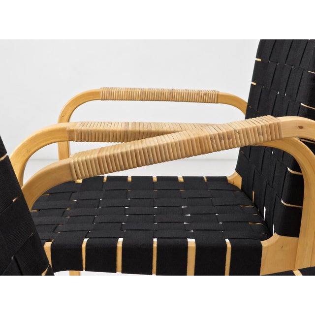 Model 45 Lounge Chairs by Alvar Aalto for Artek, 1970s, Set of 4 For Sale - Image 18 of 18