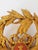 Gold Carver's Guild Fleur-De-Lis Giltwood Painted Mirror For Sale - Image 8 of 15