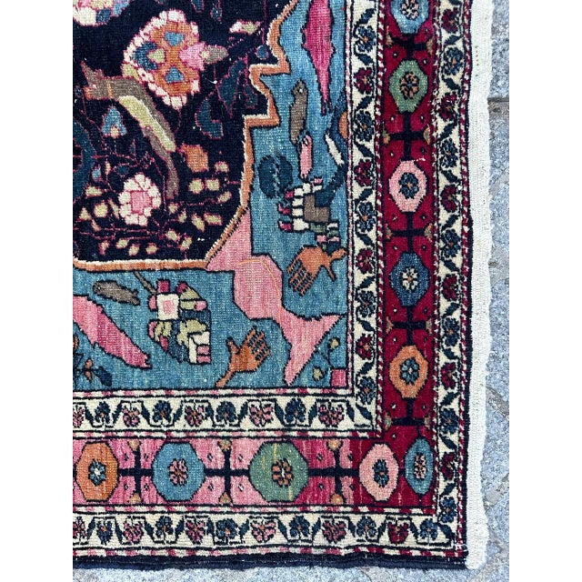 Antique Najaf Abad Rug, 1890s For Sale - Image 12 of 18