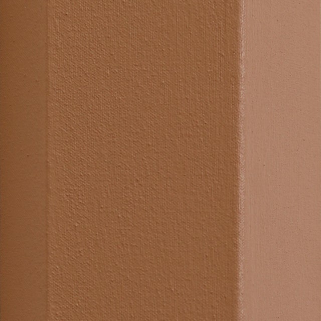 Light CDM 10-51 - Multi-Dimensional Minimalist Brown Abstract Sculptural Artwork by Len Klikunas For Sale In Los Angeles - Image 6 of 9