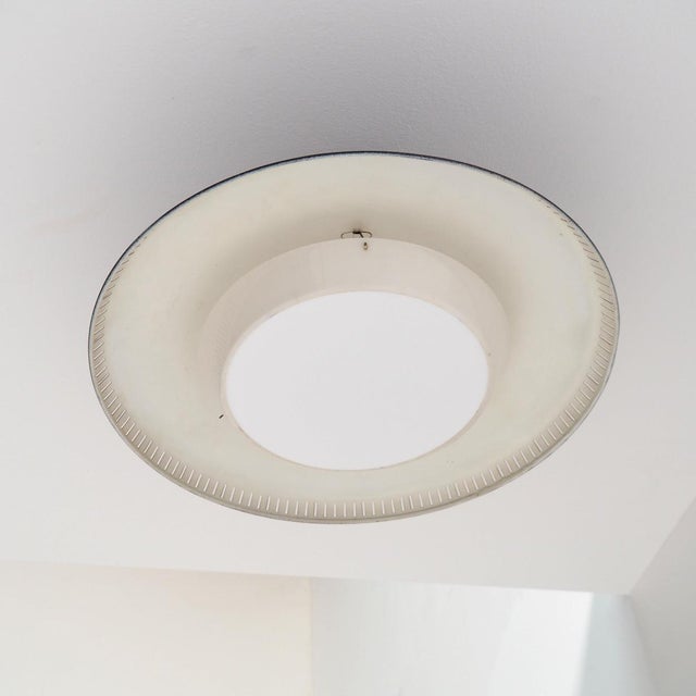 Brown NB 92 Flush Mount by Louis Kalff for Philips, 1950s For Sale - Image 8 of 10