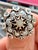 19th-Century Gold, Silver, Mother-of-Pearl and Seed Pearl Dome Ring, Size 5.25 For Sale In New York - Image 6 of 13