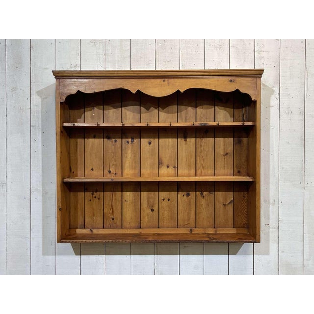 English Pine Shelf, 1950s For Sale - Image 9 of 9