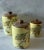 Mid 20th Century Set of 3 Mid Century Graduated Ceramic Canisters For Sale - Image 5 of 11