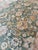 Textile Antique Angora Oushak Carpet, Handmade Oriental Rug, Light Blue, Shrimp, Taupe For Sale - Image 7 of 18