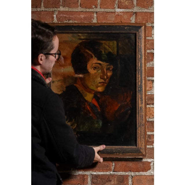 Artist: Salcia Bahnc Date: c. 1920-1930 Medium: Oil on canvas Dimensions: 22" x 28" Salcia Bahnc (1896-1979) was born in...
