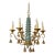 Port 68 Celadon Ceramic Pagoda Chandelier For Sale