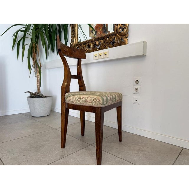 Biedermeier Shovel-Style Armchair in Walnut by Ifantik For Sale - Image 6 of 12