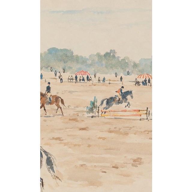 Not Yet Made - Made To Order Equestrian Art Print – Horse Show and Riders, 54" X 36" For Sale - Image 5 of 7
