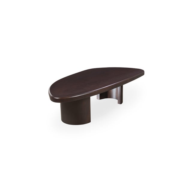 Not Yet Made - Made To Order Malgage Low Table with Wood Top by Fabian Pellegrinet Conte For Sale - Image 5 of 5
