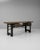 20th Century French Industrial Cast Iron Work Table with Wooden Top For Sale - Image 4 of 18