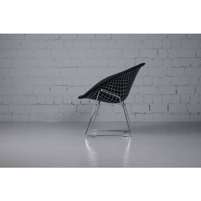Black Model 421 Diamond Armchair with Black Full Cover by Harry Bertoia for Knoll International, 1970s For Sale - Image 8 of 14