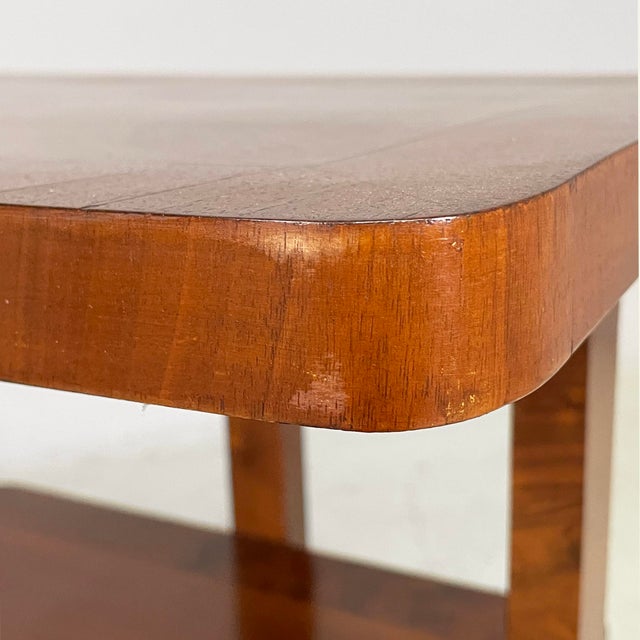 Art Deco Italian Wood Coffer Table with Double Rectangular Top, 1930s For Sale - Image 6 of 16