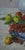 Vintage Still Life Oil Painting, Flowers and Fruit, 1960s Soviet Art 100-50 For Sale - Image 4 of 6