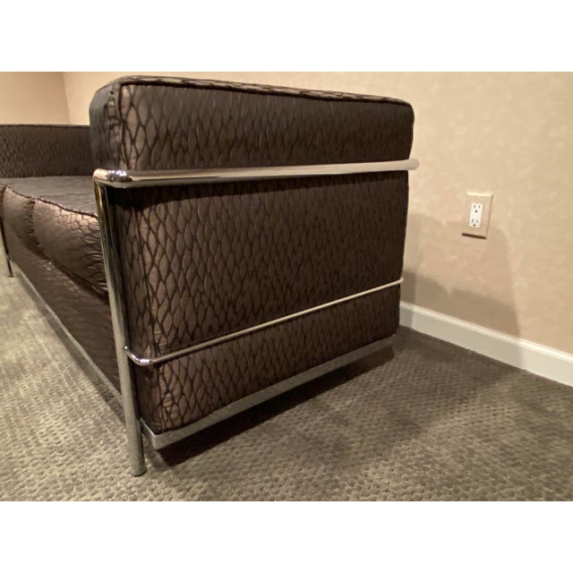 Le Corbusier, Jeanneret, Perriand 1990s Vintage Custom Le Corbusier- Lc3 Sofa For Sale - Image 4 of 13