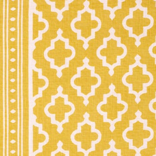 SAMPLE - Schumacher x Veere Greeney Jake Fabric In Mimosa For Sale