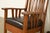Stickley Brothers Style Antique Mission Oak Arts & Crafts Rocking Chair, Circa 1910 For Sale - Image 9 of 13